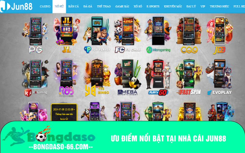 Ưu điểm nổi bật tại nhà cái Jun88